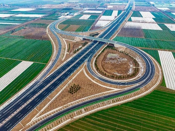 高青至商河公路项目惠民大年陈至商河东段顺利建成通车